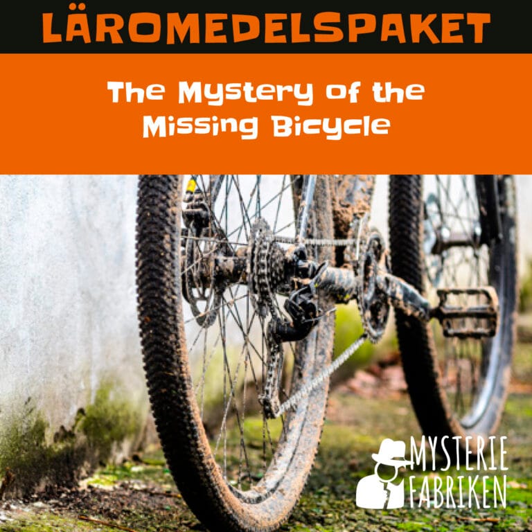 Läromedelspaket - The Mystery of the Missing Bicycle - Svenska Mordgåtor