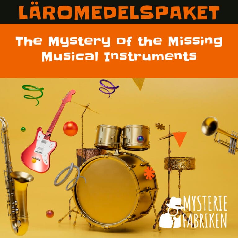 Läromedelspaket - The Mystery of the Missing Musical Instruments - Svenska Mordgåtor - Först och störst på mordgåtor i Sverige
