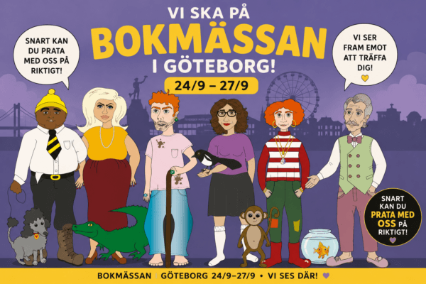 Kom och prata med Mysteriedalens bovar på Bokmässan i Göteborg - Mysteriefabriken & Svenska Mordgåtor
